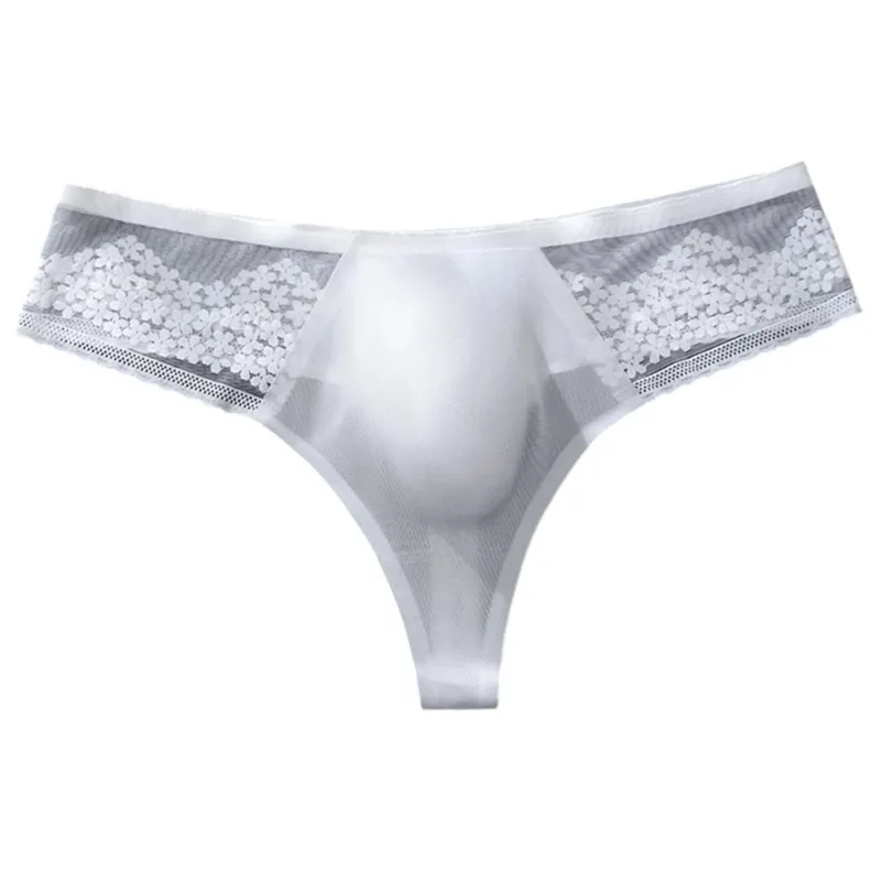 Nude Men G-string Solid Color Men's Thongs G-strings Seamless Design 68 Nylon 32 Spandex Ultra Thin 3D Bulge Pouch — image 15