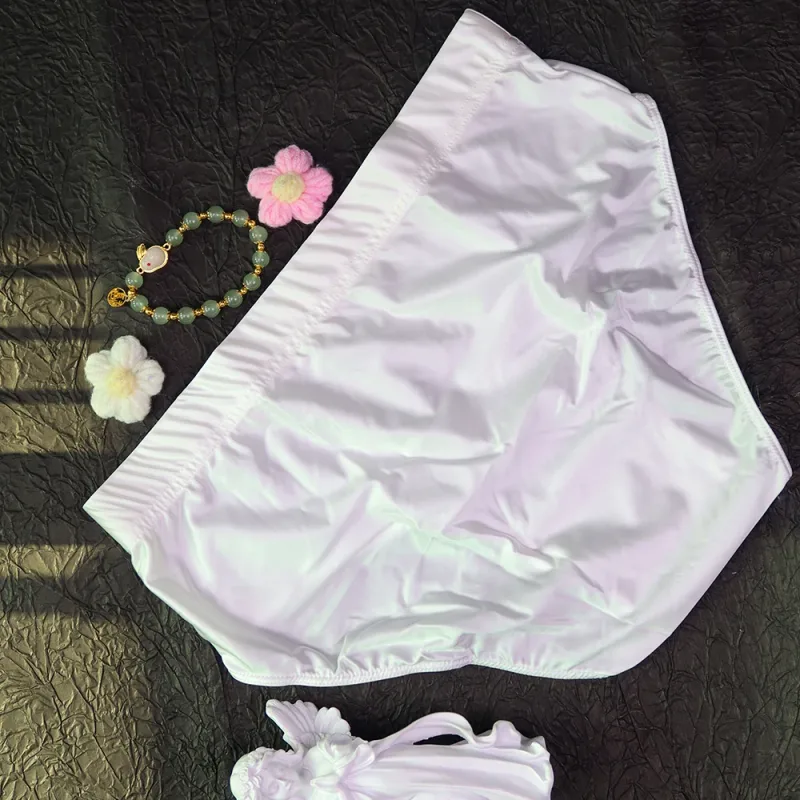 new Mens Briefs Underwear Satin-like Breathable Low-Rise Underpants Male Panties Men's glossy underwear — image 21