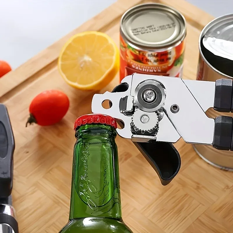 1 Máy Tính Thép Không Gỉ Đa Năng Chuyên Nghiệp Có Thể Bằng Tay Dụng Cụ Mở Hộp Thủ Công Bia Cầm Dụng Cụ Mở Hộp Dụng Cụ Mở Nắp Hộp Vật Dụng Nhà Bếp — image 3