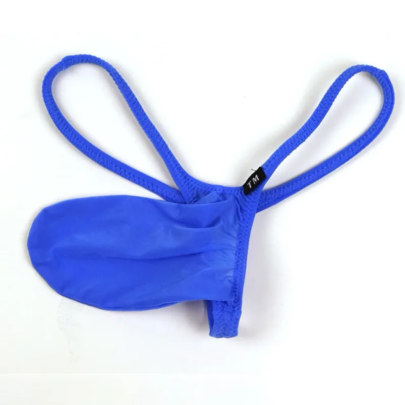Men Sexy Bulge Pouch T-back Sexy na Laruan Mens Thong Breathable Low-waist T-pant Brazilian Underwear Mabilis na DryG-string Unisex Panty — image 12