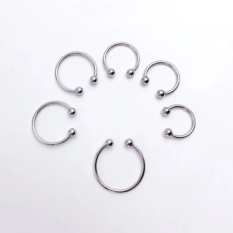 1pcs Penis Ring Stainless steel penis delay ring glans ring couple flirting products Male adult sex toys