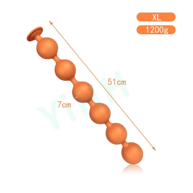 66 cm-es Szuper hosszú anális gyöngyök nagy fenékdugó hüvelyi golyók anális stimuláció húzógyöngy műpénisz Intim cikkek szexjátékok nőknek meleg férfiaknak — image 14