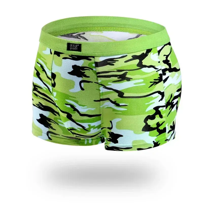 4Pcs Camouflage Boxer Men Underwear High-quality Bamboo Fiber High Elasticity Sexy Men Boxer Shorts Underwear Hombre Underpants — image 4
