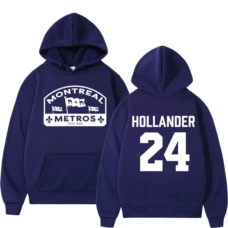Heated Rivalry Shane Hollander 24 Montreal Metros Hoodies Men Women Clothing Hip Hop Fashion Sweatshirts Long Sleeves Pullovers — image 4