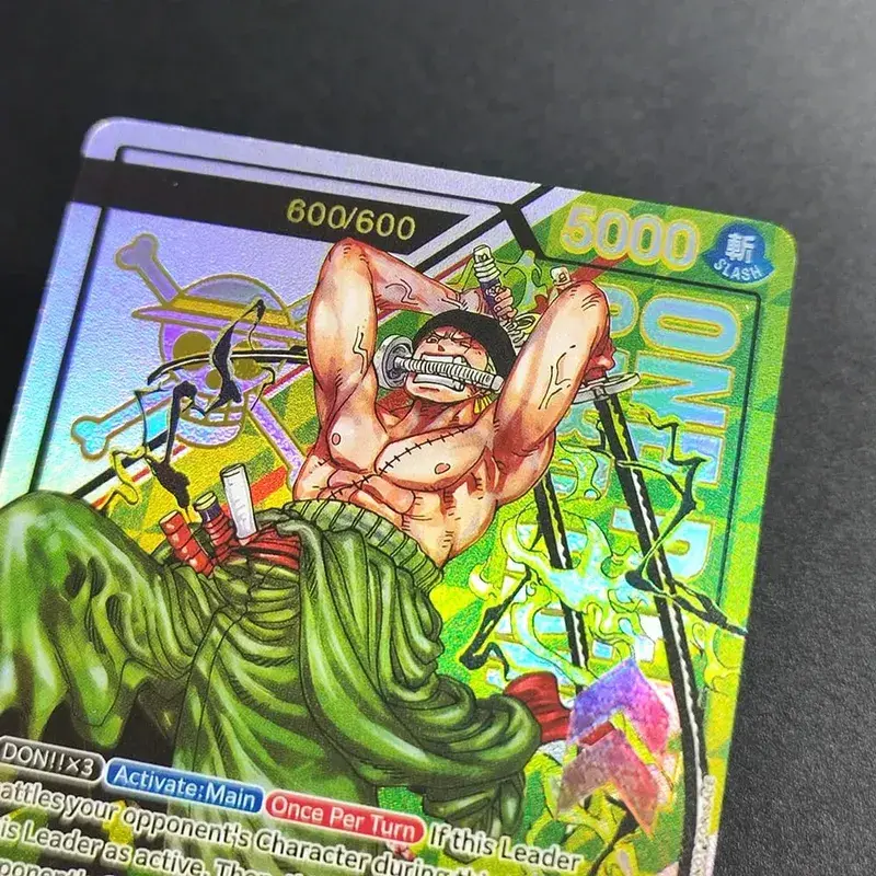 עשה זאת בעצמך One Piece Card Game Treasure Cup Roronoa Zoro OP12-020 בסידרה 1/600 600/600 אוסף כרטיסי אנימה באנגלית — image 4