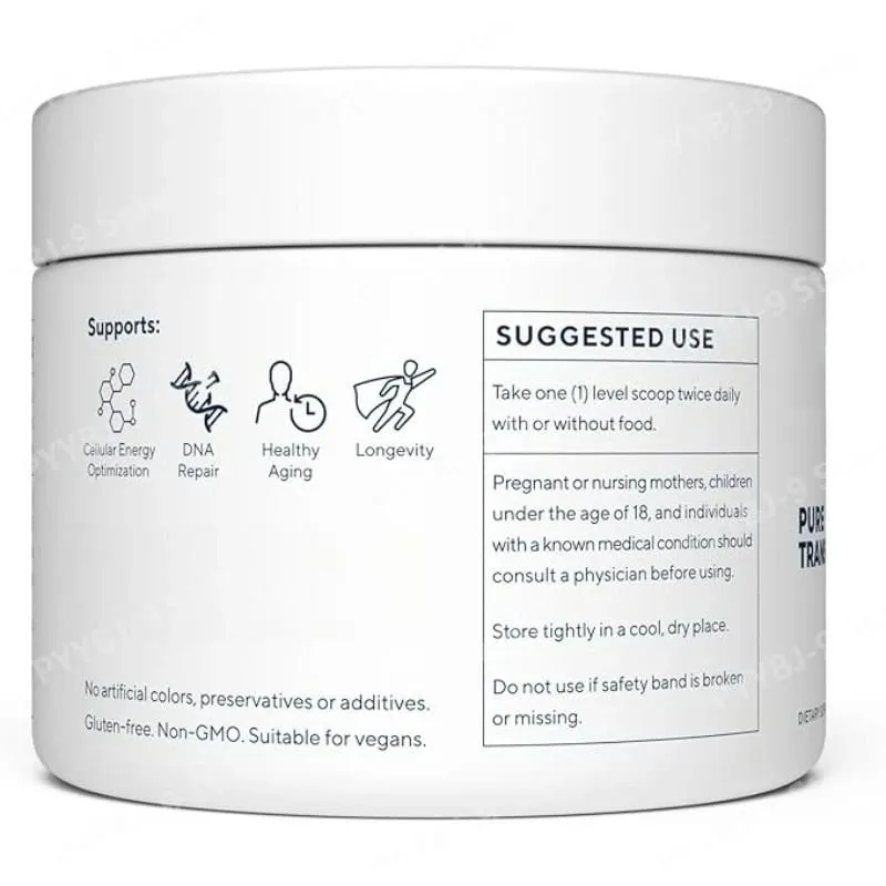 NMN (Nicotinamide Mononucleotide) σε σκόνη 100g 500mg ανά μερίδα υψηλής καθαρότητας Fast Dissolve Vegan Daily Energy & Wellness