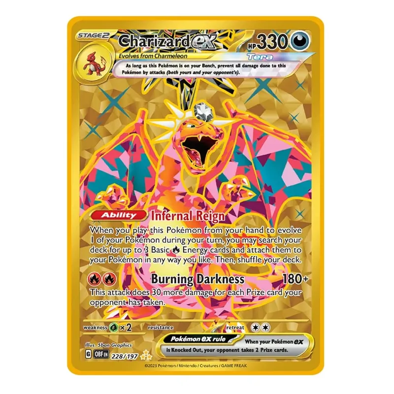 Cool nouvelle carte Pokemon en métal 10000 Points Arceus Charizard Super carte anglais Mewtwo Lucario Greninja Lillie cartes Anime — image 16
