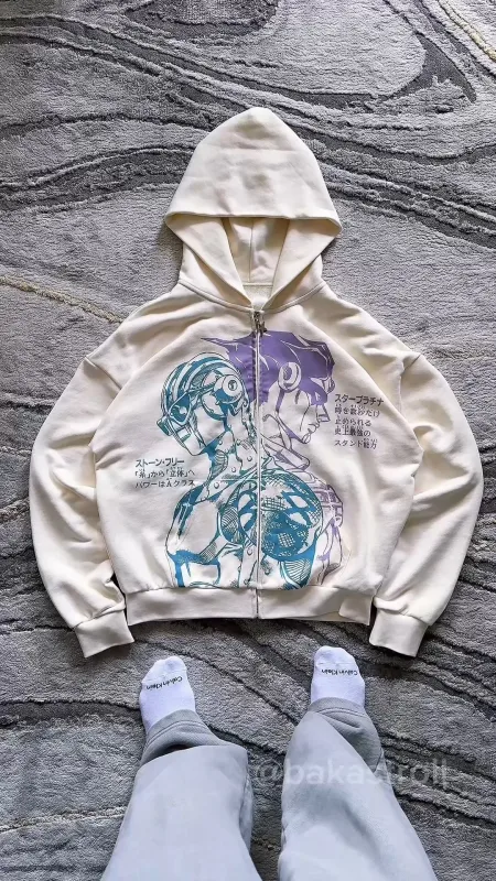 Y2k Jojo Bizarre Adventure Hoodies Women Anime Jackets Hoodie Harajuku Streetwear Pullover Sweatshirt Men Clothing — image 20