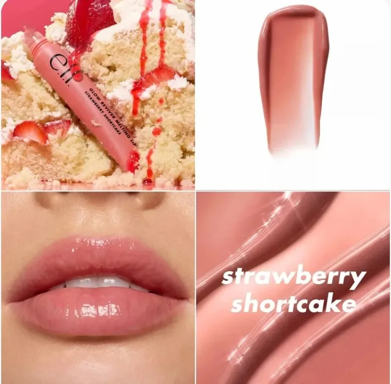 Elf Candlelit BlushLiquid Contouring and Shading Stick για φυσικό τρισδιάστατο Lip Balm Fine Glitter Lip Gloss Lipstick — image 26