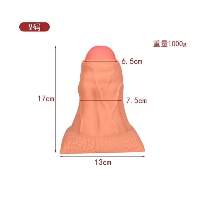 Huge Anal Plug Soft Silicone Anus Expansion Dildo Butt Plug Vagina Stimulation Prostate Massage Anal Sex Toys For Men Women Gay — image 6