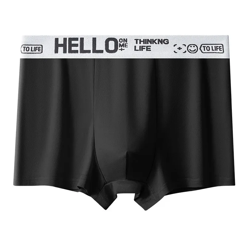 1pcs Men's Boxer Briefs Male Sport Shorts Teenager High Stretch Underwear Breathable Fashion Soft Comfortable Underpant — image 14