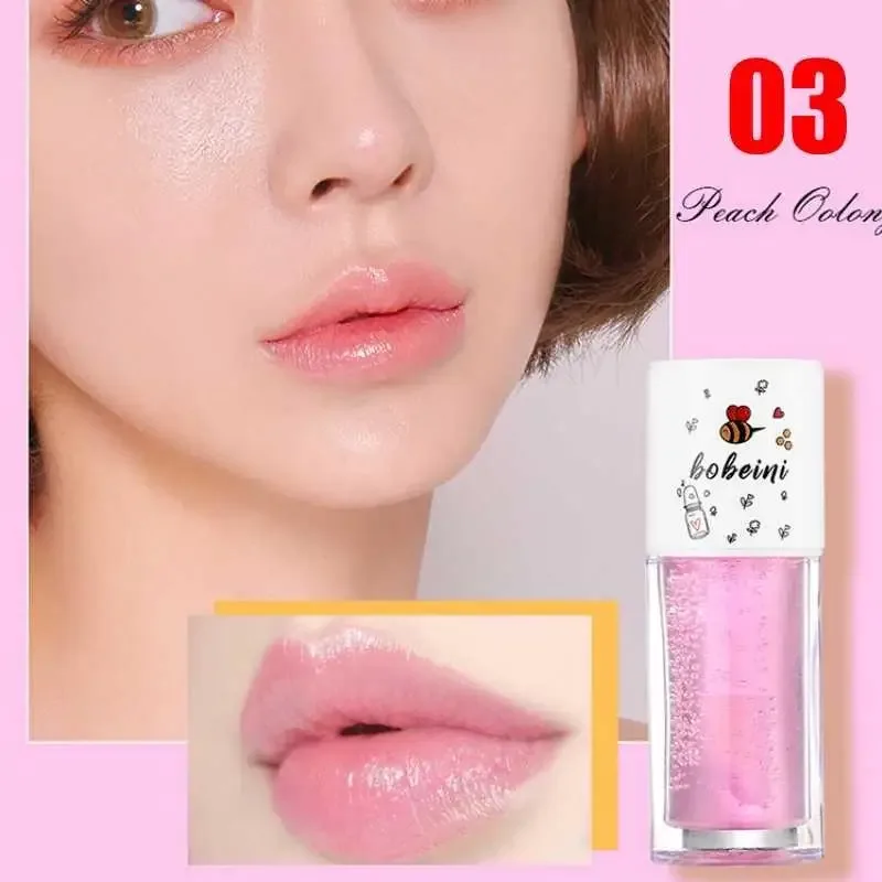 Honey Lip Oil Water Light Transparent Glass Honey Lip Moisturizing Lip Oil Moisturizing Lips Student Affordable — image 9