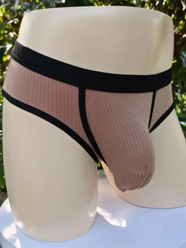 Cuecas masculinas com bolsos grandes são muito sexy. Roupa íntima esportiva masculina de grande espaço 3256811705961751 — image 19