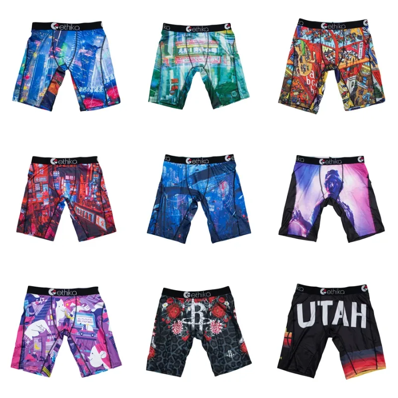 1Pcs Men Underwear Breathable Summer Swimming Mens Boxershorts Panties Plus Size S-3XL Man Underpants Men's Boxers Briefs — image 7