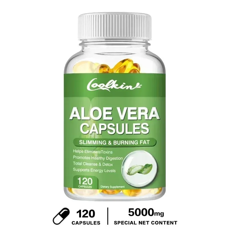 Aloe Vera Extract Capsules - Supports Intestinal Digestive and Immune Health Relieves Constipation and Balances Stomach AcidSu — image 9
