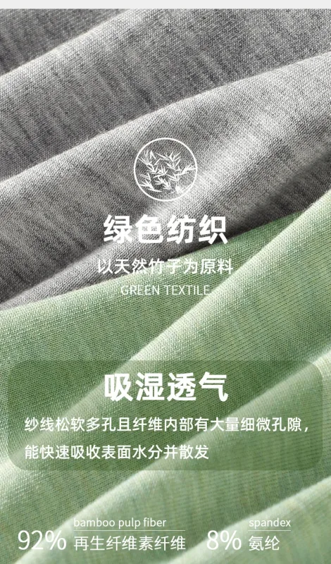 Men Sexy Briefs Bamboo Fiber Underwear Bulge Pouch Underpants 10A Antibacterial Breathable Sports Panties Soft Knickers Shorts — image 14
