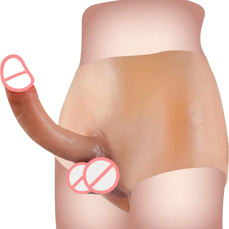 Műpéniszpánt hordható, valósághű női műpénisznadrágon G-pont péniszheveder öv Erotikus bugyi Felnőtt szexjátékok leszbikusoknak 18+ — image 1
