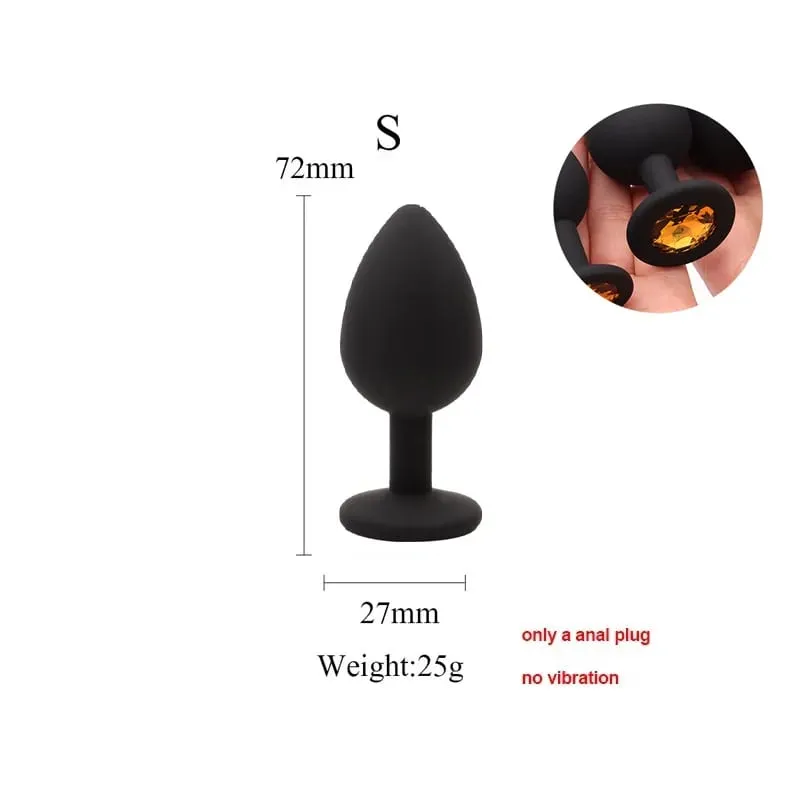 Anal Plug Vibrator for Men Women Butt Plug Men Prostate Massager Female Buttplug Remote Control Adult Sex Toys for Women Men Gay