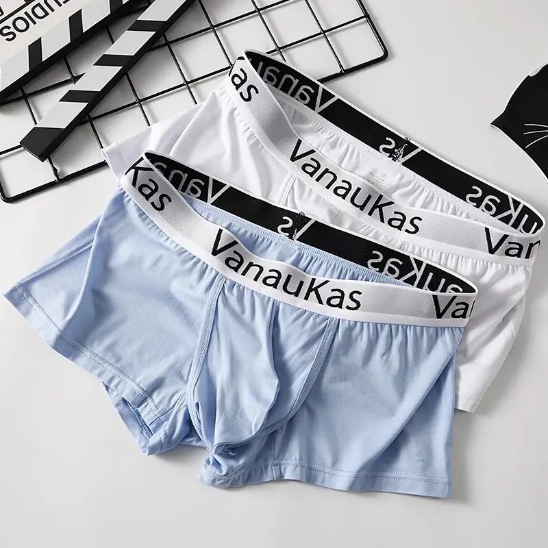Men's Modal Boxer Shorts with 3D Support Pouch And Convenient Side Opening Design for Comfortable Wear — image 3