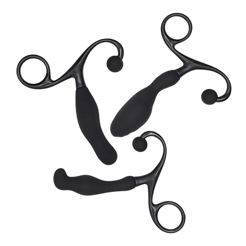 Silicone Anal Plugs Trainer Prostate Massage Butt Plugs Anal G-spot Clitoral Stimulation Anal Trainer Adult Products Sex Toys — image 2