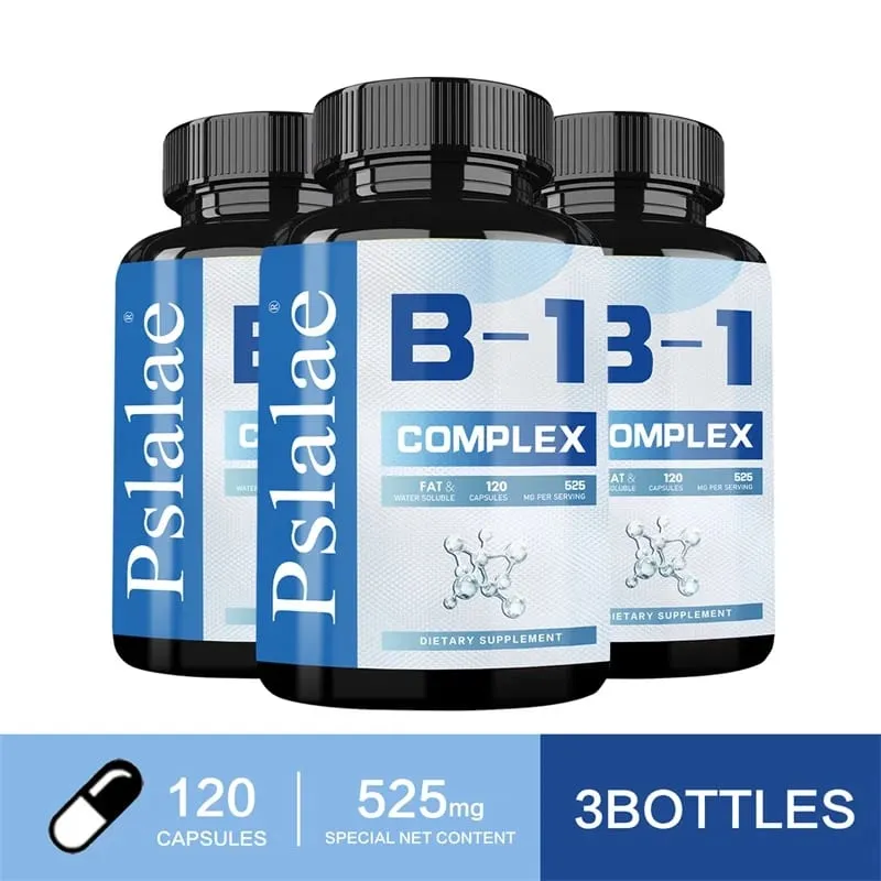 Vitamin B1 Complex - Improves Energy Levels Boosts Metabolism and Supports Nervous System Health
