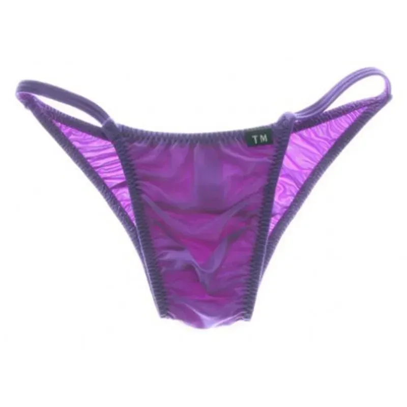 Panlalaking Thin Nylon Bikini Brief Low Rise Seamless Silky Elastic Sexy Intimate Lingerie Breathable Solid Color Fashion Panlalaking Panloob — image 10