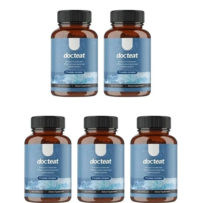 A Docteat Prostate Complex kapszulák támogatják a prosztata egészségét és a vizelet áramlását gyógynövényes Saw Palmetto és Pygeum 60 kapszulákkal — image 11
