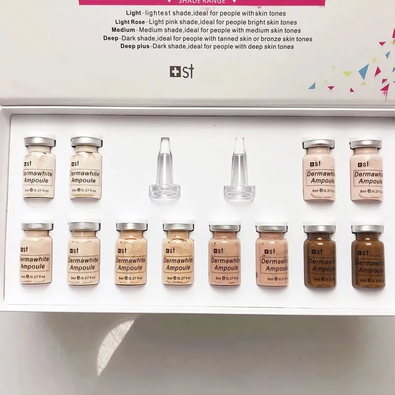 Kit coréen BB crème pour la peau, 12 pièces, Niacinamide/Peptide, sérum de fond de teint hydratant, antioxydant, protection solaire, soins pour la peau du visage — image 9