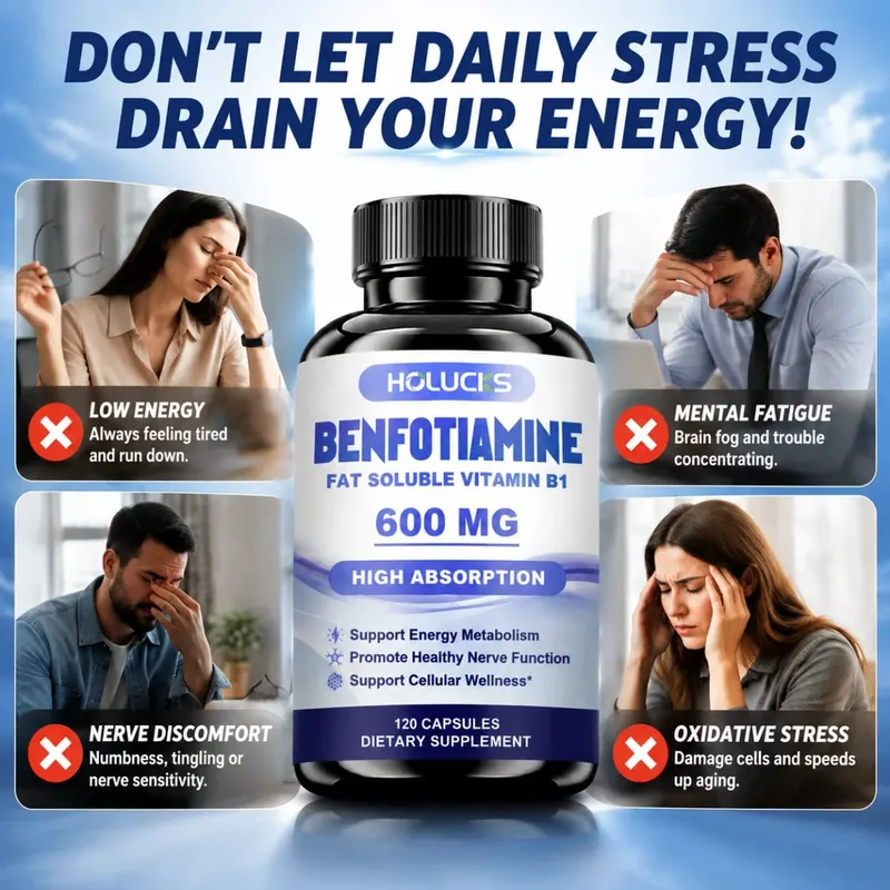 Benfotiamine Capsules Help Maintain Healthy Glucose Metabolism Support Nerve Health Cellular Protection Antioxidant Defense — image 3