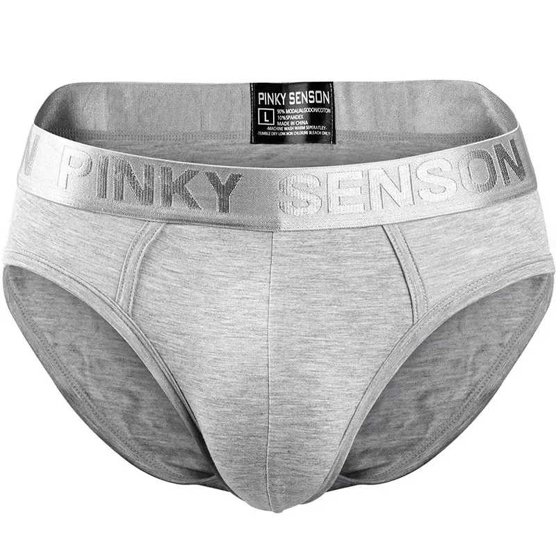 Pinky Seaso Marke Bestseller Sexy Dreieck Hosen Modal Dünne Einfarbig Unterwäsche männer Modale Briefs Lüften Plus Größe Männer