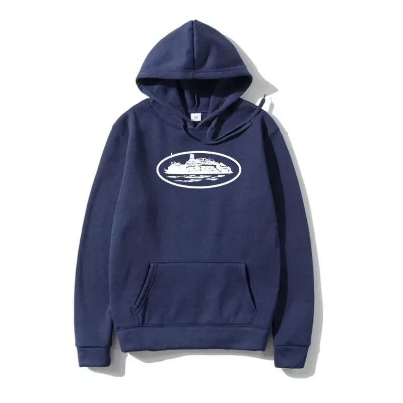 Iate gráfico preto com capuz masculino feminino estilo náutico casual moletom com capuz vela entusiasta moda streetwear topo — image 3