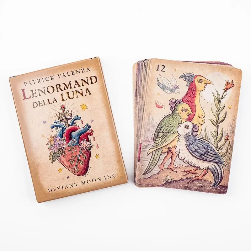 36 db Lenormand Della Luna Tarot Deck asztali kártyák csoportos játékokhoz bulikhoz Precognition & Divinatio Oracle készlet 7,3*10,2 cm — image 4