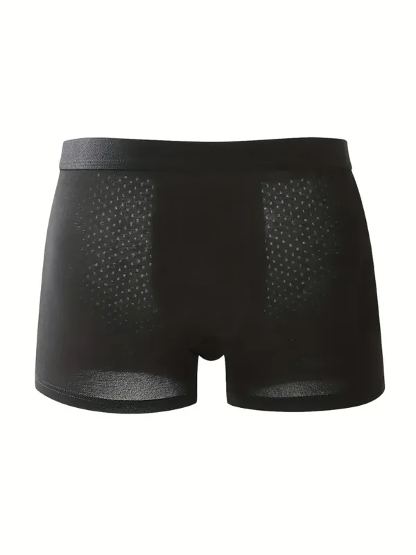8 Pack Mesh Men's Underwear with Ice Silk Breathable and Comfortable, Fashionable and Sexy Men's Flat Corner Shorts Men Boxer — image 4