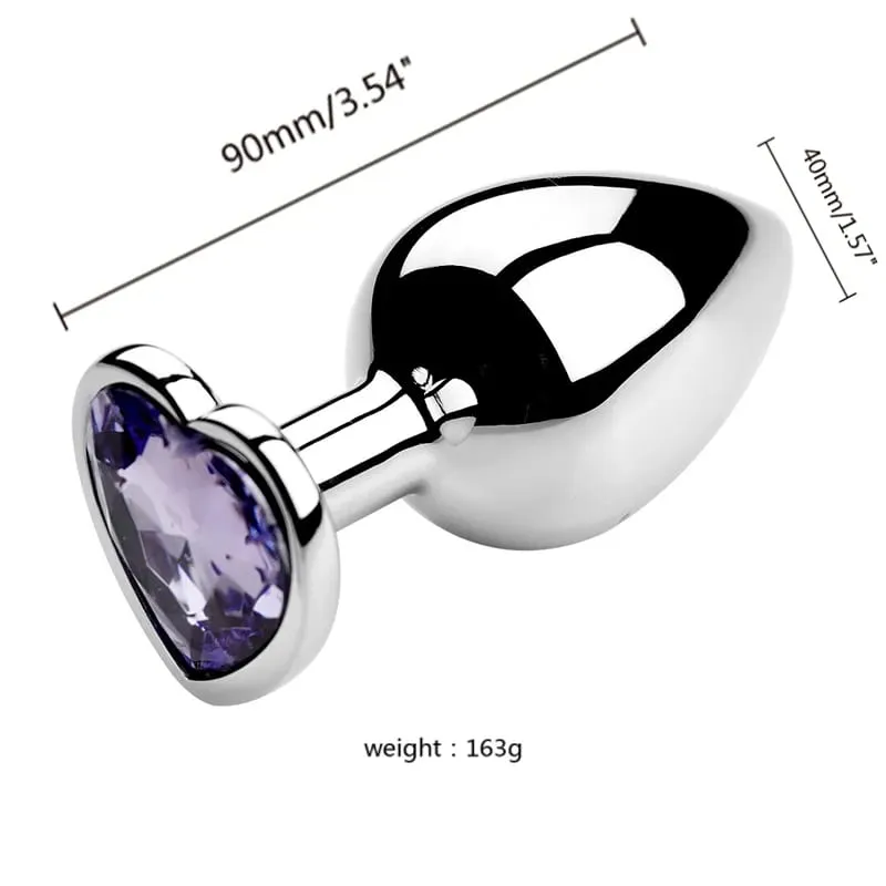 3 Sizes Metal Anal Plug Jewelry Base Beginner To Expert Butt Plug Tail Female Male Adult Toys Dildos Adult Sex Toys Couples