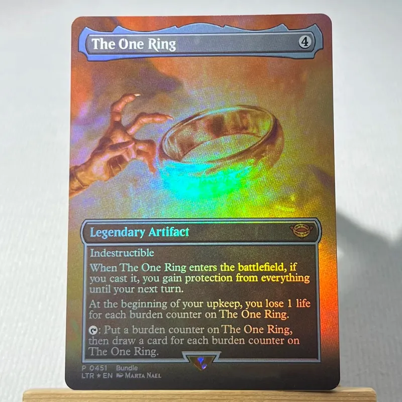 TCG Proxy Cards Deck Borad Games הולוגרמה בודדת לוטוס שחור Power9 Dual Landes The One Ring — image 13