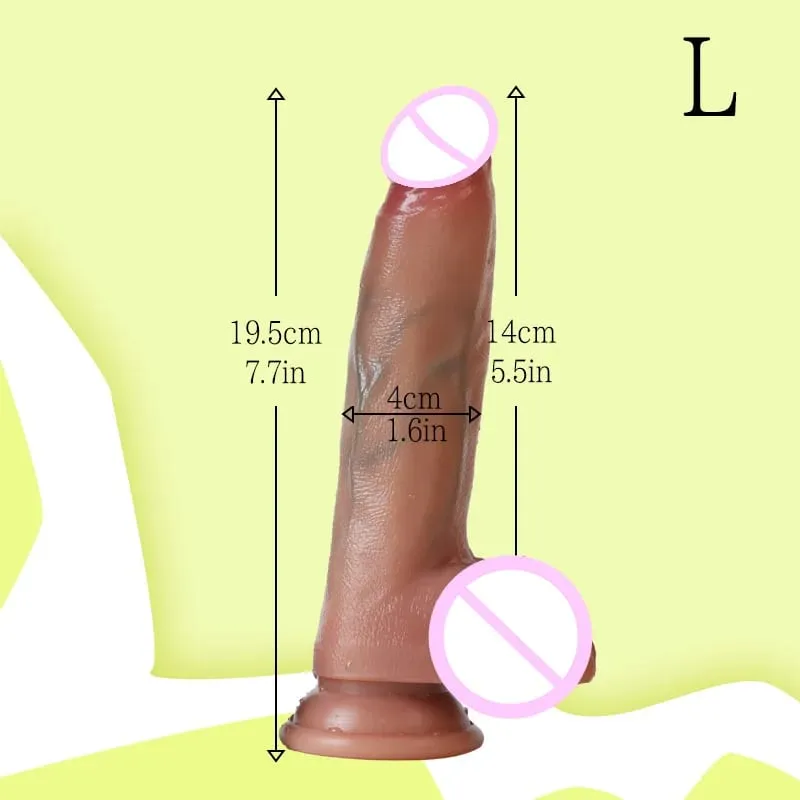 Realistic Dildos Silicone Penis 6/7/9 Inch Huge Dildos with Suction Cup for Women Masturbation Lesbain Anal Sex Toys for Adults