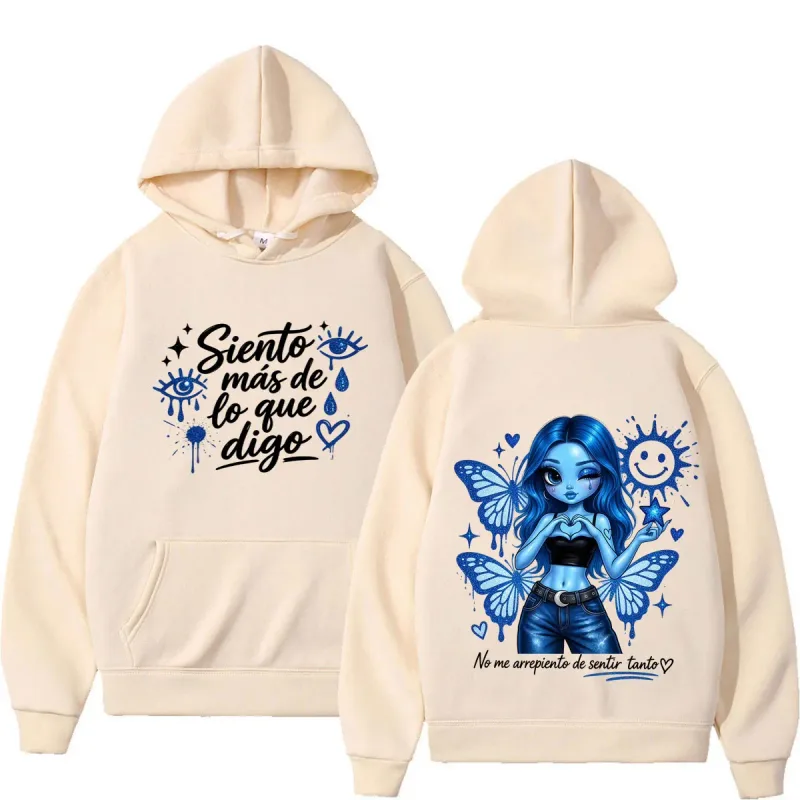 Karol G Tropicoqueta Latina Foreva 2026 Tour Print Hoodie Men Women Fashion Harajuku Sweatshirts Aesthetic Trend Loose Pullover — image 5