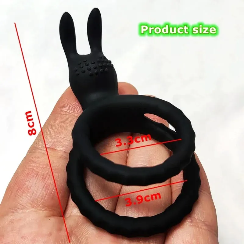 Penis Ring Reusable Silicone Semen Cock Ring Penis Enlargement Delayed Ejaculation Sex Toys For Men — image 15