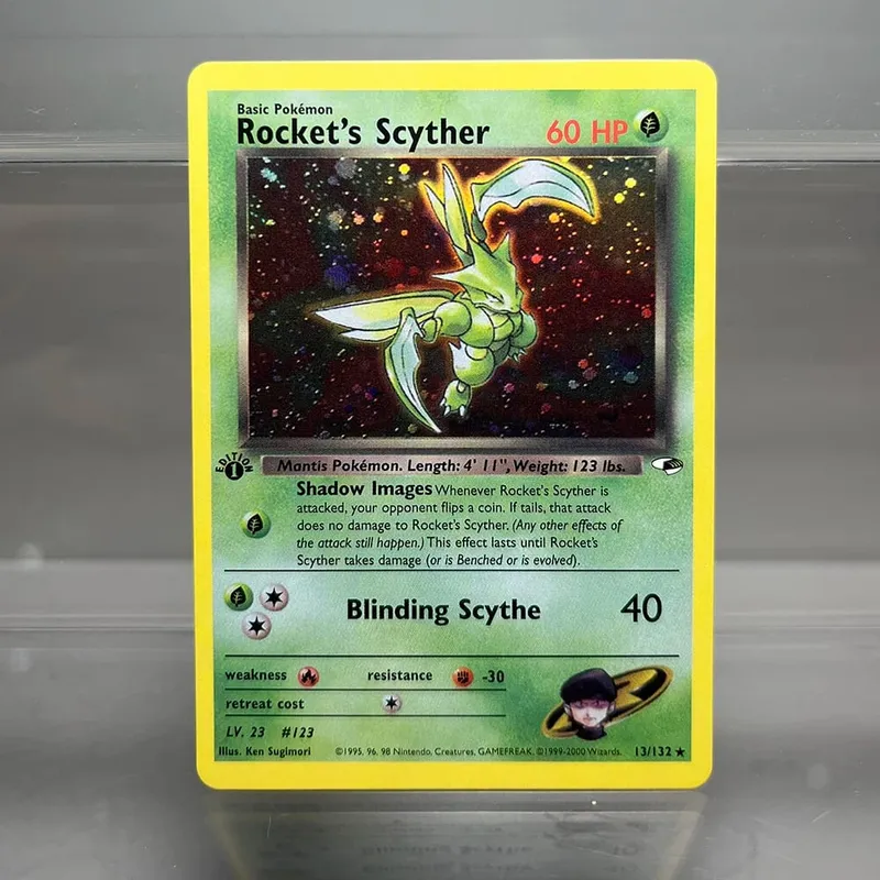 PKM Cards Edition 1st Gym Challenge 1996 Base Set Single Foil Cards Mewtwo Gengar Raichu Card Collection Cards PTCG Proxy Cards — image 20