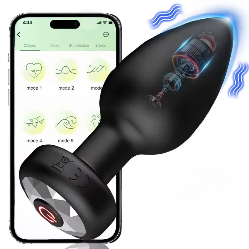 Anal Plug Vibrator for Men Women Butt Plug Men Prostate Massager Female Buttplug Remote Control Adult Sex Toys for Women Men Gay — image 5