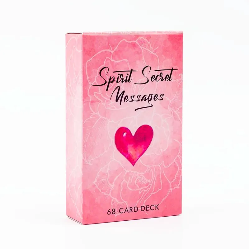 Spirit Secret Messages 68db angol verzió Oracle Didination Fate Game Deck Tarot asztal Társasjátékok Kártya 10,4x6,1 cm