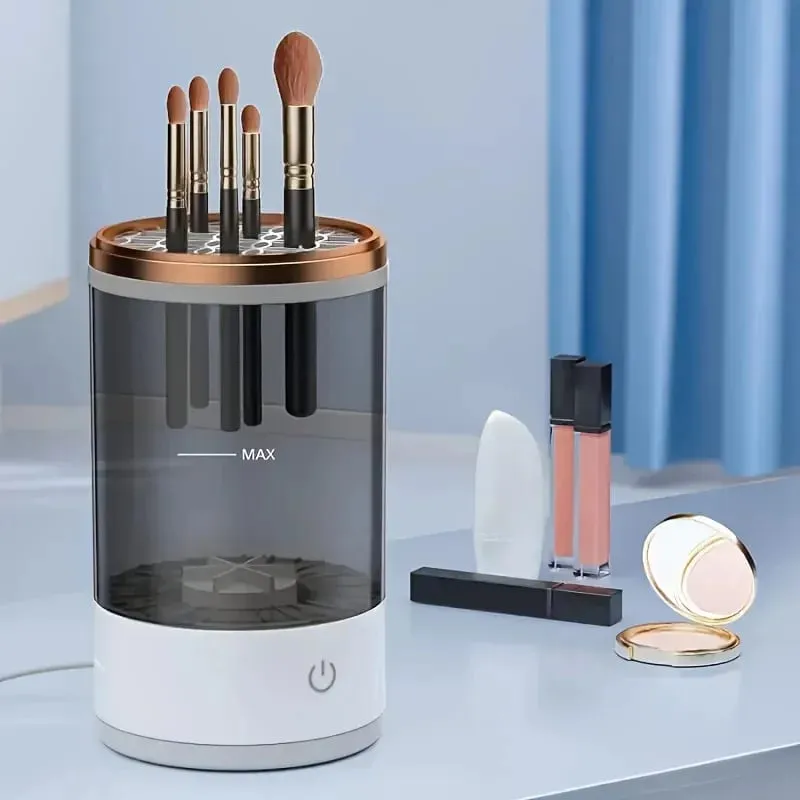 USB Powered Makeup Brush Cleaner And Dryer Odorless Battery Free Plug And Play Essential Beauty Tool For Cosmetic Brushes — image 4