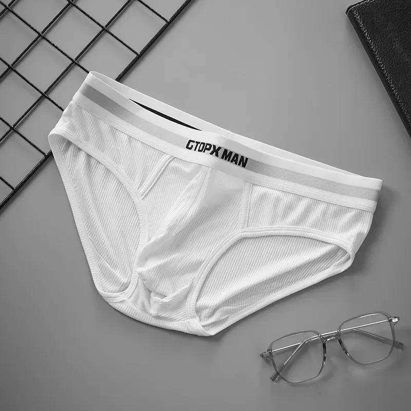 3 pacote de verão única camada roupa interior masculina cuecas de cintura baixa para homens elástico conforto ajuste cuecas ropa interior hombre — image 2