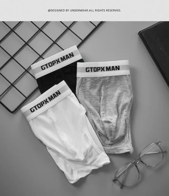 3 pacote de verão única camada roupa interior masculina cuecas de cintura baixa para homens elástico conforto ajuste cuecas ropa interior hombre — image 10