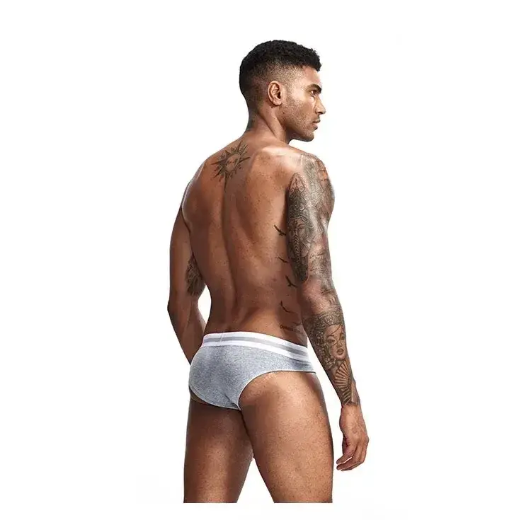 3Pcs Low Waist Men's Cotton Briefs, No‑Fly U‑Pouch Sports Underwear, Sexy Elastic Breathable Daily Underpants Male — image 17