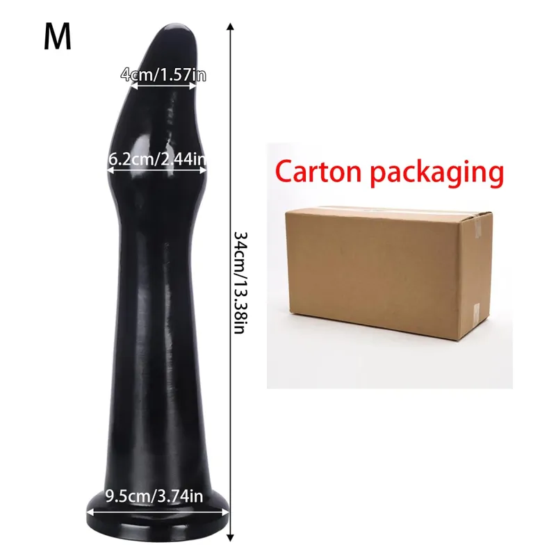 4 Sizes Long Anal Plug Big Anal Dialator Dildo Huge Long Large XL Anal Plug Training Expansion Butt Plug Sex Toys for Women Gay — image 8