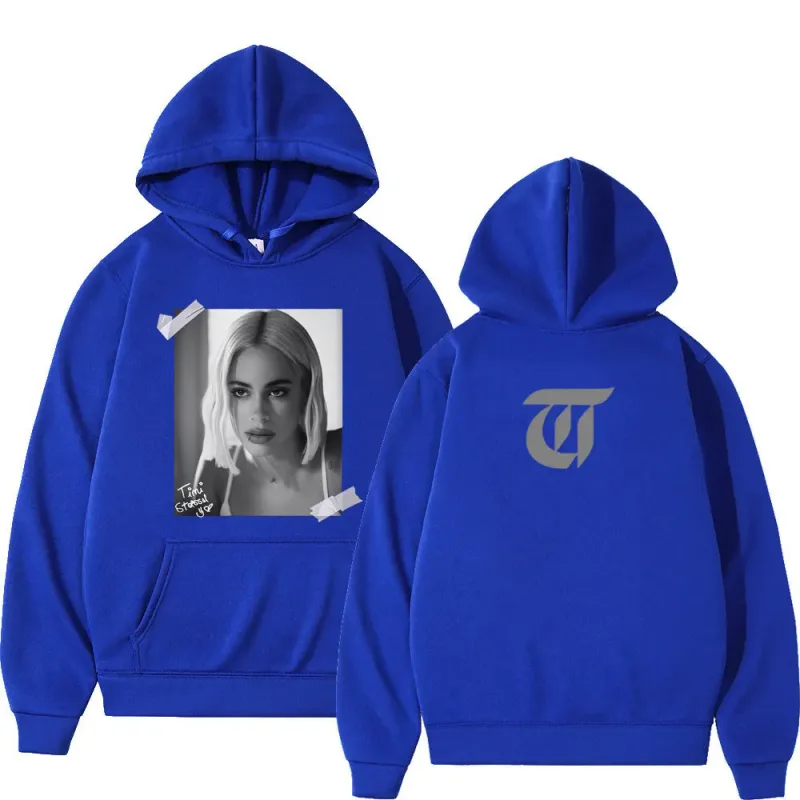 Singer Tini Stoessel Album Vintage Graphic Hoodie Men Women Aesthetic Trend Sportswear Long-sleeved Harajuku Casual Hoodies Tops