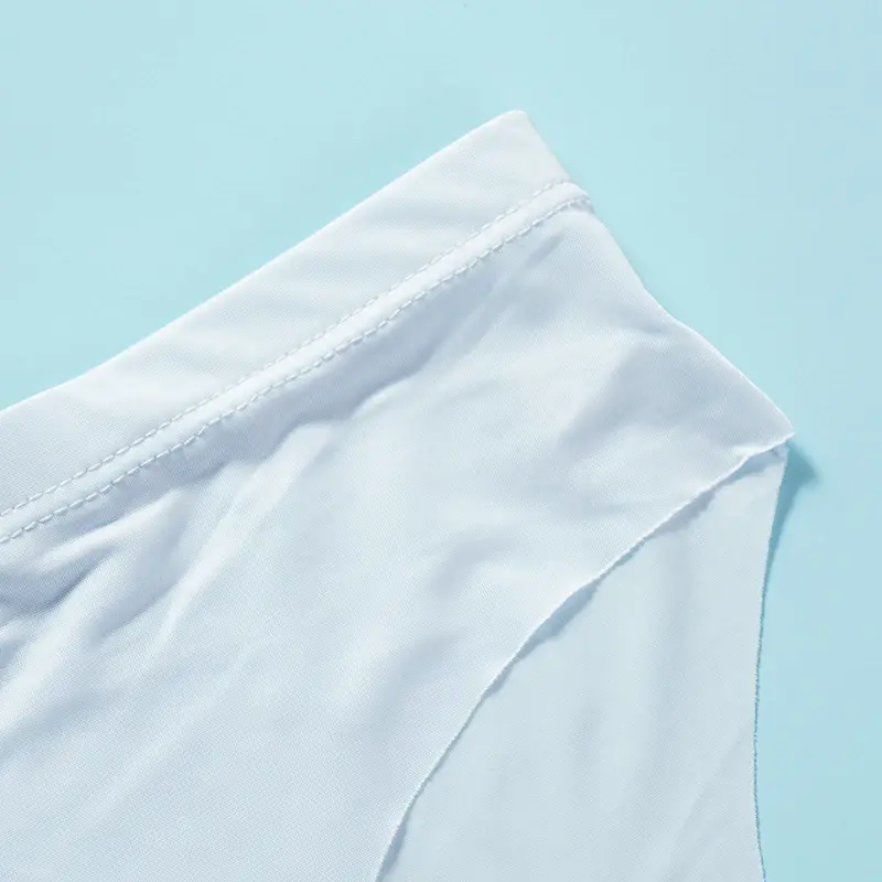 5 Pares/Lot Panties na Panlalaking Ultra-manipis na Ice Silk Briefs sa Tag-init Transparent Seamless Sexy Mabilis na pagkatuyo Breathable Underwear Briefs