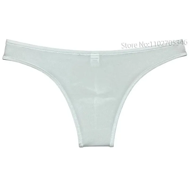 Silky Smooth Bikini Briefs Men's Enhance Pouch Micro Underwear Slip Sexy Beach Briefs Breathable Sissy Panties Pool — image 22