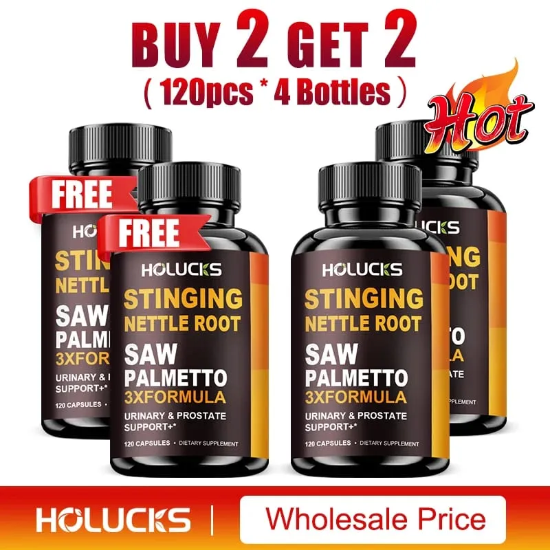 Stinging Nettle Root & Saw Palmetto Capsules Help Promote Prostate Health Hair Growth Urinary Tract Support Premium Formula — image 11